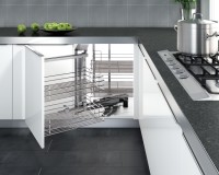 View Soft Stop Magic Corner Empty Soft Stop Magic Corner Empty for Kitchen Corner Cabinet
