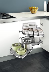 View 1200 Swing Trays Example 1200 Swing Tray Example for Kitchen Corner Cabinet