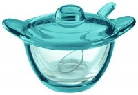View KITCHENWARE-GOCCE-SUGARBOWL-W/TSP-BLUE