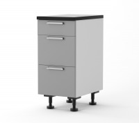 Athens - 400mm wide Three Drawer Base Cabinet