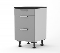 Athens - 500mm wide Three Drawer Base Cabinet