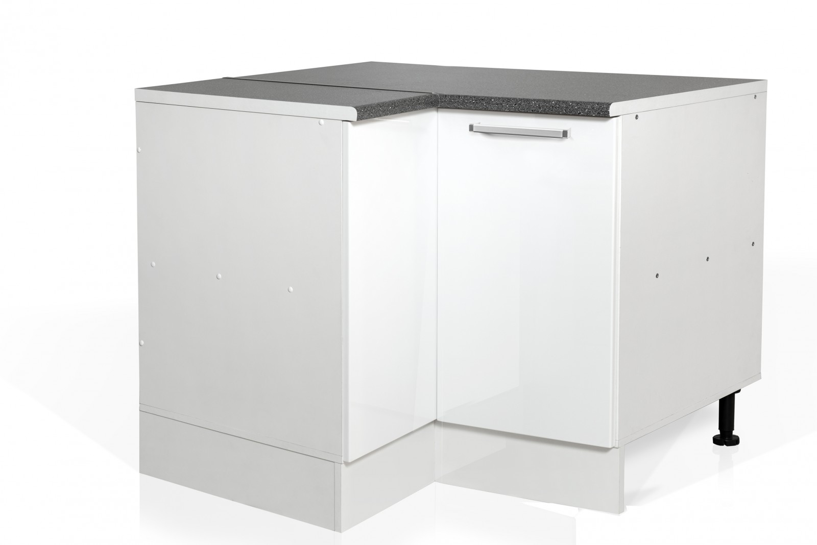 High Gloss White Corner cabinet S90/80 for kitchen 