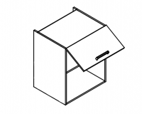 Body Diagram Euro Microwave Wall Cabinet W601K-MI