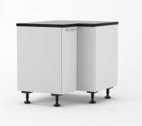 Milan - 900mm by 800mm Corner Base Cabinet