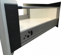 Euro High Corner Drawer Runner - Full Extension Image for Kitchen