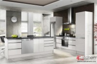 Euro Zobal Kitset Kitchen with Recessed Handles with Logo