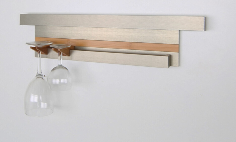 Glass Rack Modular Shelf Section 445mm for Kitchen
