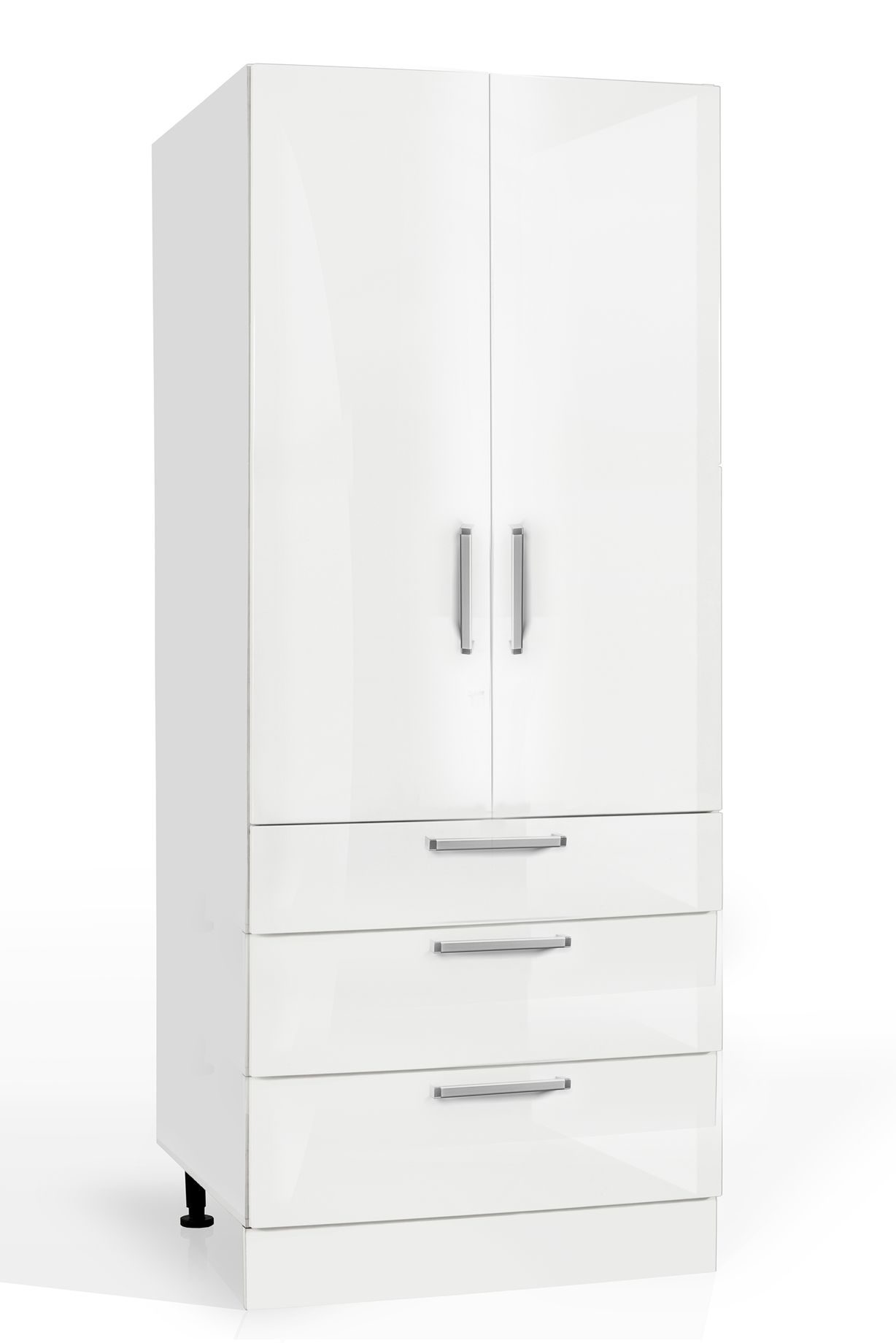 900mm Wide Pantry 2 Door With 3 Drawers Euro Kitchen Cabinets