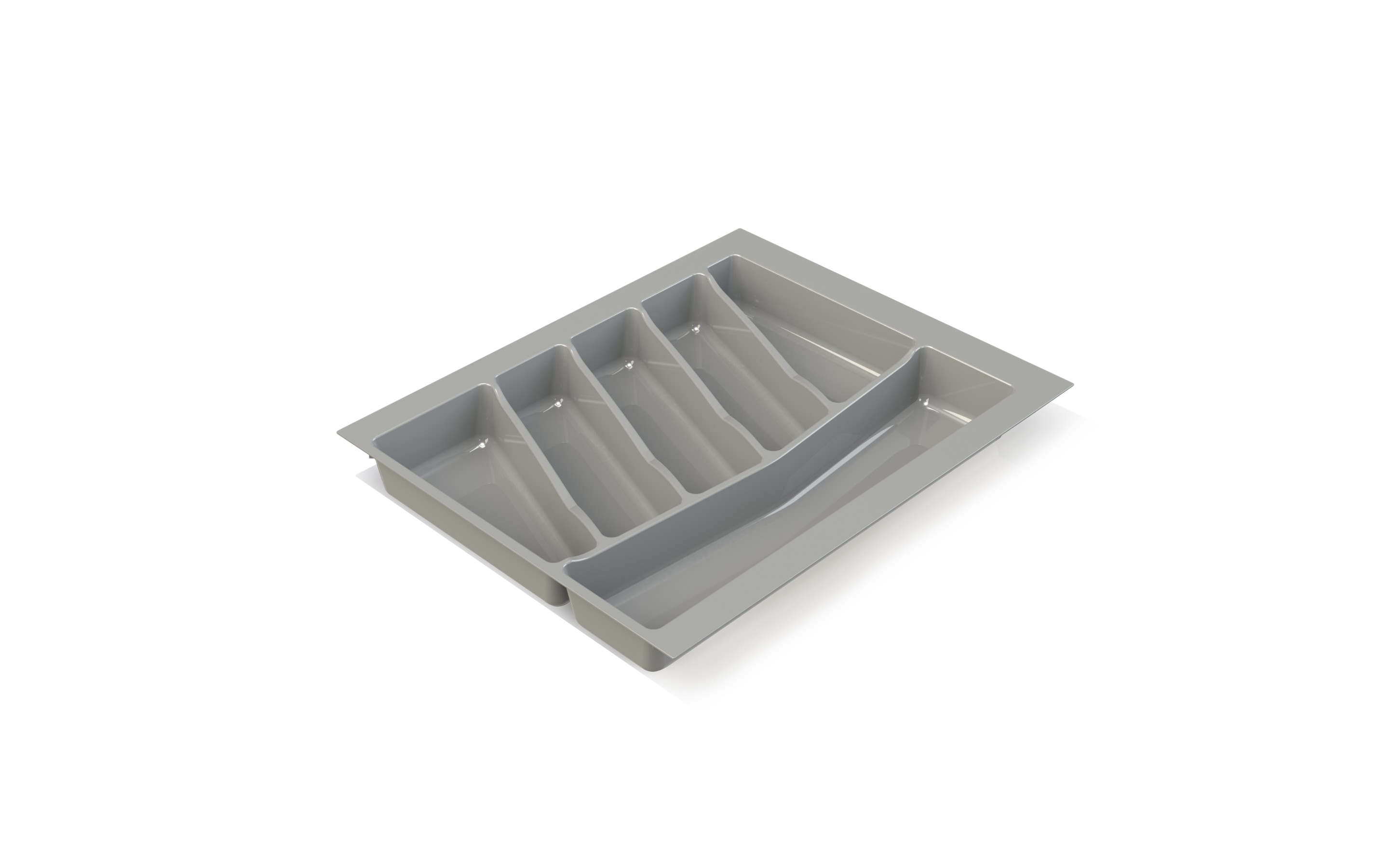 Premium Grey Cutlery Insert for 450mm wide Drawer for Kitchen