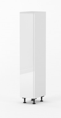 J-Pull - Gloss White - 400mm pantry - Vertical Handle