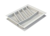 View Premium Matte White Cutlery Insert for 450mm wide Drawer Premium Matte White Cutlery Insert for 450mm wide kitchen drawer