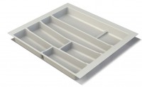 View Premium Matte White Cutlery Insert for 600mm wide Drawer Premium Matte White Cutlery Insert for 600mm wide kitchen drawer