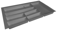 View Premium Graphite Cutlery Insert for 900mm Wide Drawer Premium Graphite Cutlery Insert for 900mm Wide Drawer