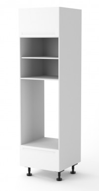 View Berlin White Matte Oven Tower Cabinet 600mm One Drawer