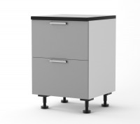 View Athens - Doors for 600mm wide Two Drawer Base Cabinet with Top Athens - Doors for 600mm wide Two Drawer Base Cabinet with Top