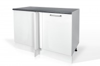 High Gloss White Corner cabinet S115NP for kitchen 