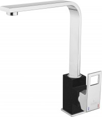 View BCZ_2620 Anemon Mixer with Rectangular Spout Chrome/ Graphite BCZ_2620 Anemon Mixer with Rectangular Spout Chrome/ Graphite