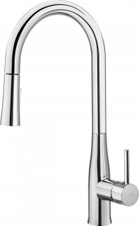 View BDH_072M Lukrecja Mixer with U Spout and Flared Base - Chrome BDH_072M Lukrecja Mixer with U Spout and Flared Base - Chrome for