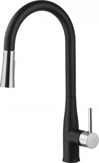 View BDH_B720 Lukrecja Mixer with U Spout and Flared Base - Chrome / BDH_B720 Lukrecja Mixer with U Spout and Flared Base - Chrome /
