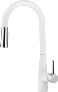 View BDH_W720 Lukrecja Mixer with U Spout and Flared Base - Chrome / BDH_W720 Lukrecja Mixer with U Spout and Flared Base - Chrome /