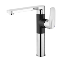 View Chrome/Black finish sink Sink Tap