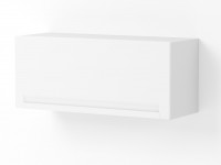 View Berlin White Matte 480mm High Horizontal Wall Cabinet 600mm
