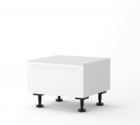 View Berlin White Base Dish Drawer Cabinet 600mm 460mm High