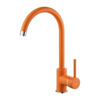View Milin Orange Standing Sink Mixer Tap with U Spout Milin Orange Standing Sink Mixer Tap with U Spout for Kitchen