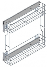 View 200mm Wide Base Cabinet Pull Out Baskets (Side Mounted) 200mm Wide Base Cabinet Pull Out Baskets (Side Mounted) for