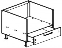 Body Diagram for Base Microwave cabinet S60SZ1M1 for Kitchen 