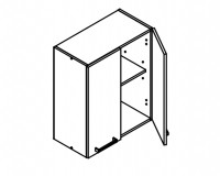 View Body Diagram for Wall cabinet W60 Body Diagram for Wall Cabinet W60 for Kitchen