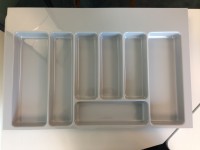 View Grey Cutlery Insert 800mm Grey Cutlery Insert 800mm for in Kitchen Drawers