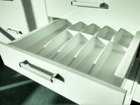 View 600mm wide Plastic Cutlery Insert 600mm wide Plastic Cutlery Insert fro Kitchen Drawers