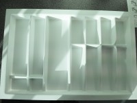 View 800mm wide Plastic Cutlery Insert 3 800mm wide Plastic Cutlery Insert 3 for Kitchen Drawers