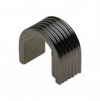 View Black Chrome Veta Handle UZ-VETA-160-12 Black Chrome Veta Handle UZ-VETA-160-12 for Cabinets