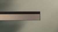View Standard Laminate Bench top Black with Aluminium Edging - Edge Standard Laminate Bench top Black with Aluminium Edging for in