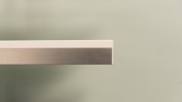 View Standard Laminate Bench top White with Aluminium Edging Standard Laminate Bench top White with Aluminium Edging - Edge