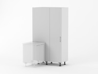 View Milan - 1150mm wide Blind Corner Pantry Cabinet (for beside a bas