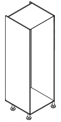 View Empty body for 400mm wide pull-out pantry Euro
