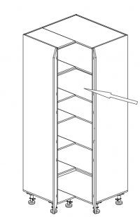 View EURO Corner Pantry Outline Image EURO Corner Pantry Outline Image for Kitchen