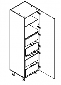 View S60SZ4W/222/60/1D Pantry with internal drawers S60SZ4W/222/60/1D Pantry with internal drawers for kitchen