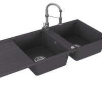 View European Made Granite Sink Delicato 2 Bowl with Draining Board European Made Granite Sink Delicato 2 Bowl with Draining Board
