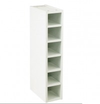 View High Gloss White Wine rack W13WIN72 High Gloss White Wine rack for Kitchen
