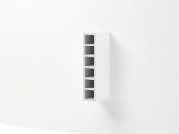 View Berlin White Matte Wall Wine Rack 150mm