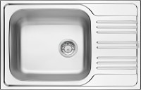 View Stainless Steel Sink 1 bowl Short Draining Board Stainless Steel Sink 1 bowl Short Draining Board for Kitchen