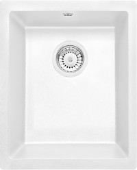 View Smaller Alabster Finish Corda Undermount Sink Smaller Alabster Finish Corda Undermount Sink for Kitchen